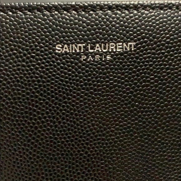 Saint Laurent Black Leather Wallet - Picture 2 of 5